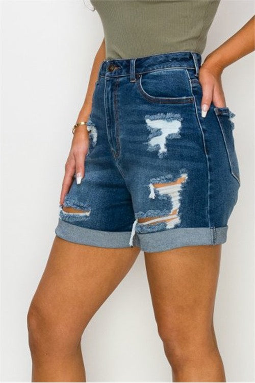 Denim Mom Shorts