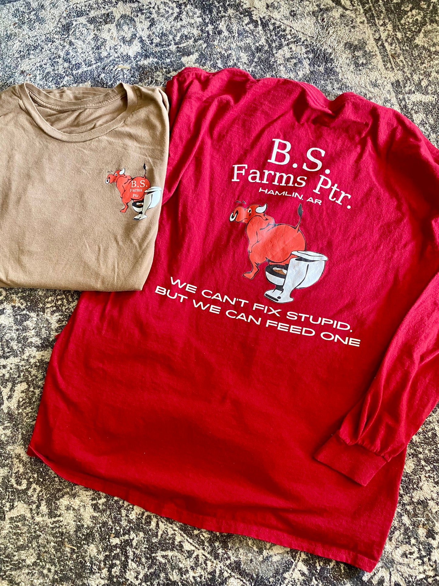 BS Farms Logo tee