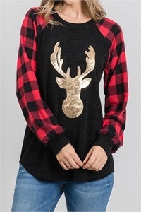 Sequin Reindeer Tunic