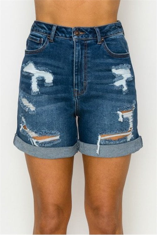 Denim Mom Shorts