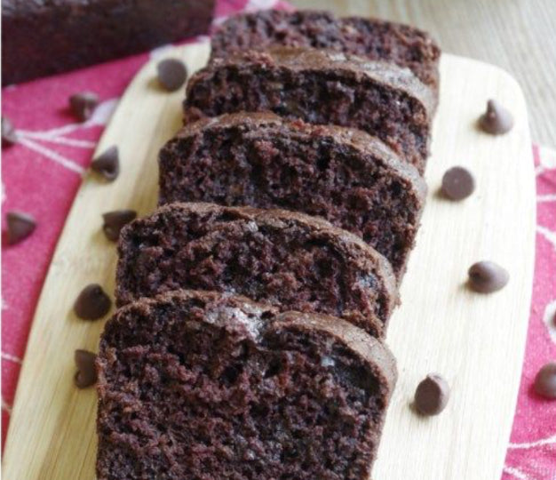 Double chocolate zucchini bread