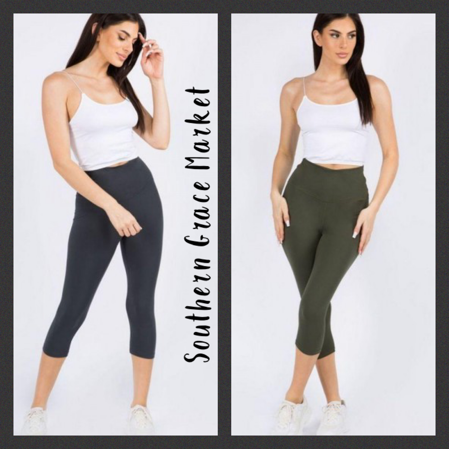 High waist Capri leggings