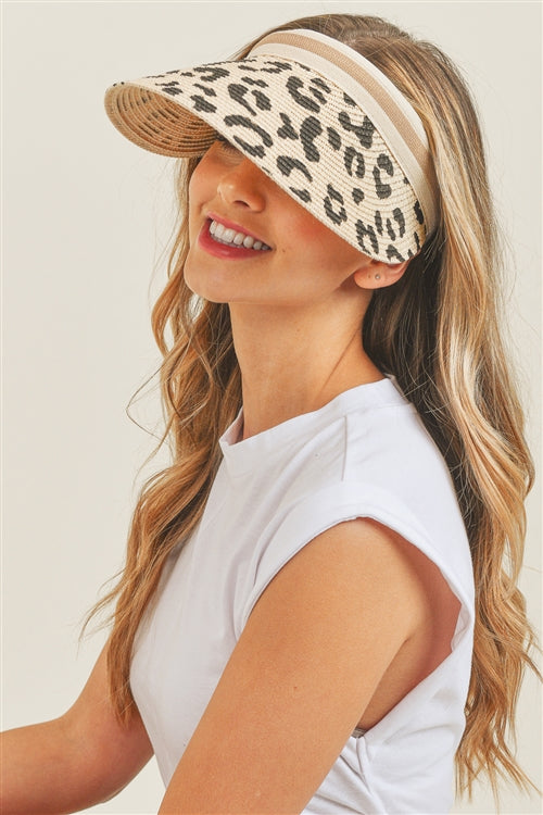 Leopard Sun Visor